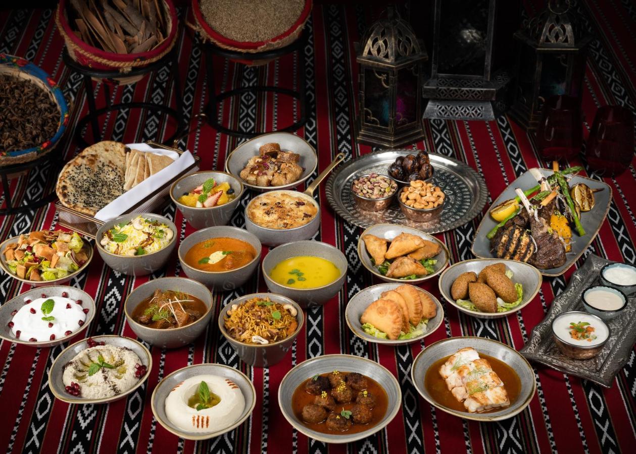 Centara West Bay Hotel & Residences Doha Eksteriør bilde A selection of traditional Emirati cuisine